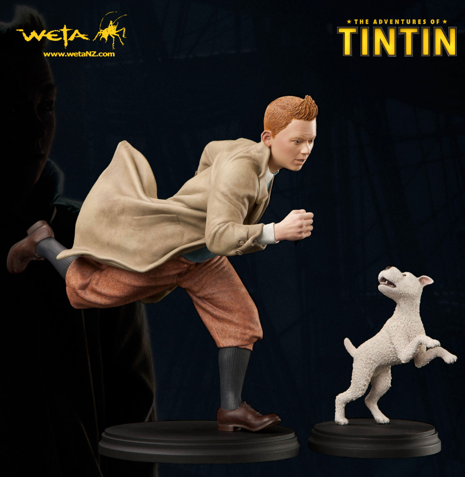 The Adventures of Tintin – Wētā Workshop – Tintin and Snowy Statues – 557/1000