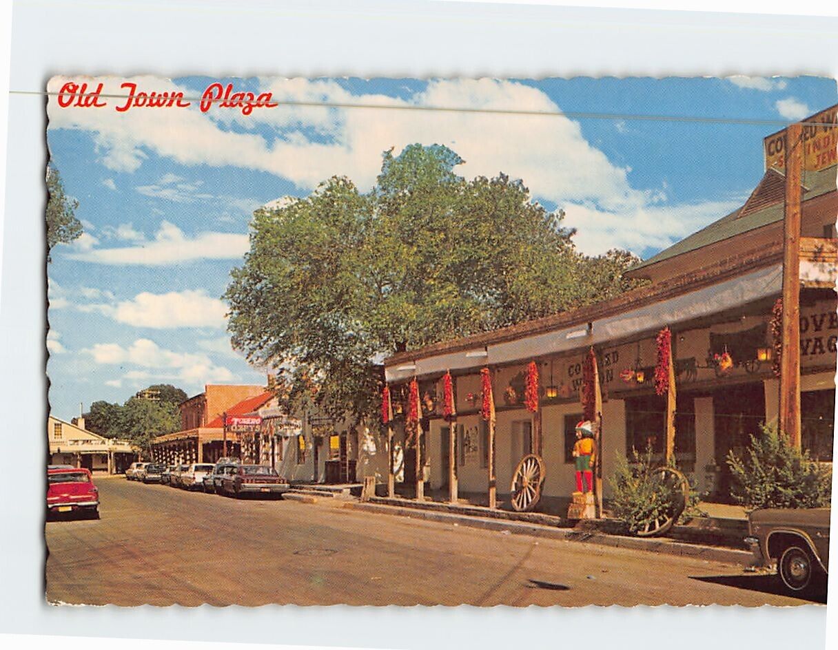 Postcard Old Town Plaza Albuquerque New Mexico USA
