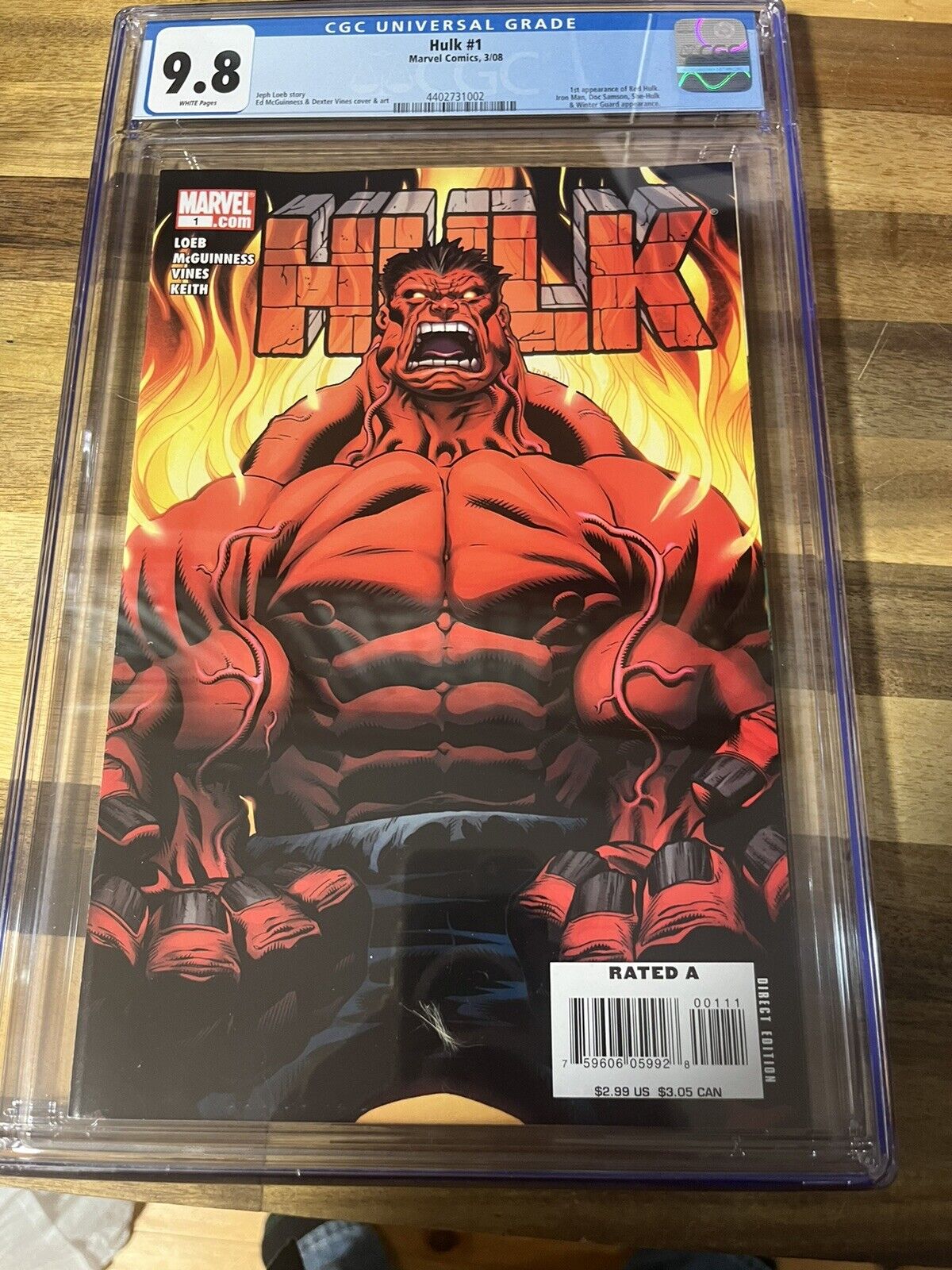 The Hulk #1 (Marvel Comics 2008) Please Read Description Before Buying.