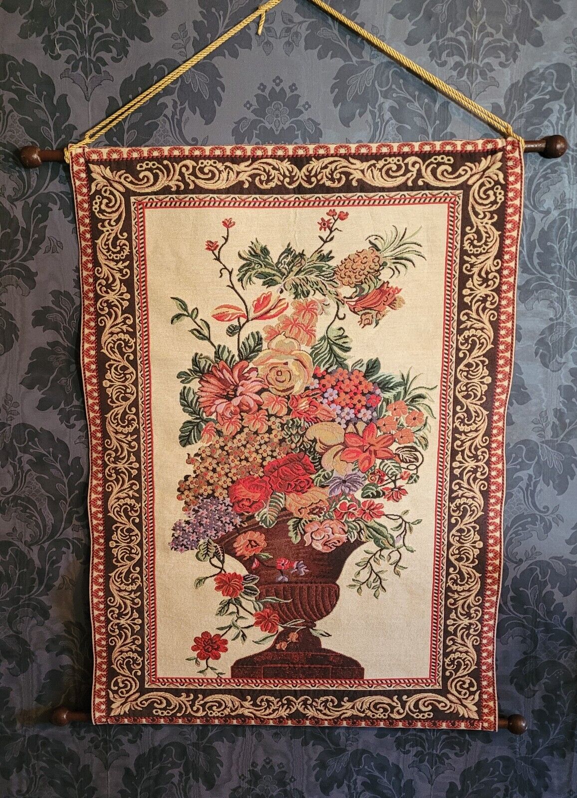 Large Vintage Bombay Company Wall Hanging Tapestry