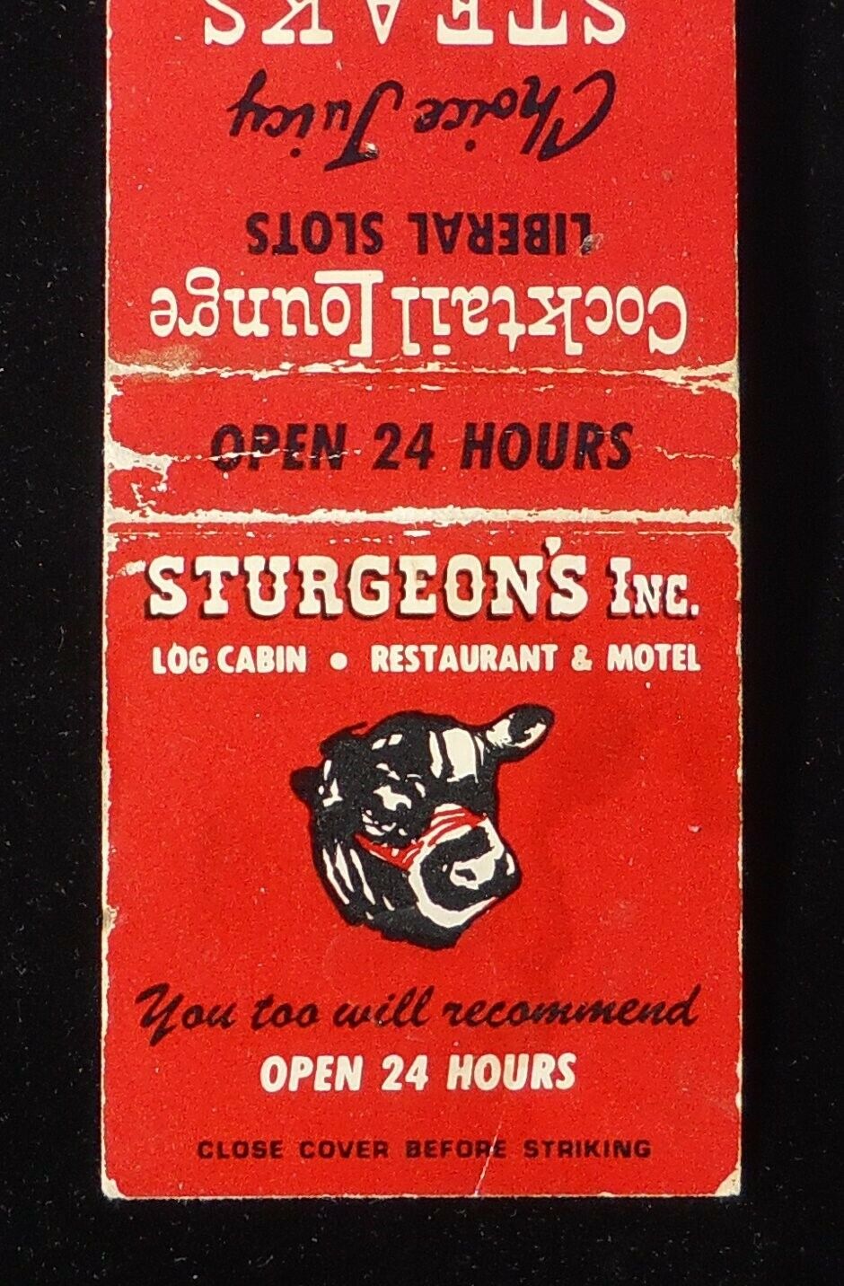 1970s Sturgeon\'s Log Cabin Restaurant & Motel Liberal Slots Lovelock NV Pershing