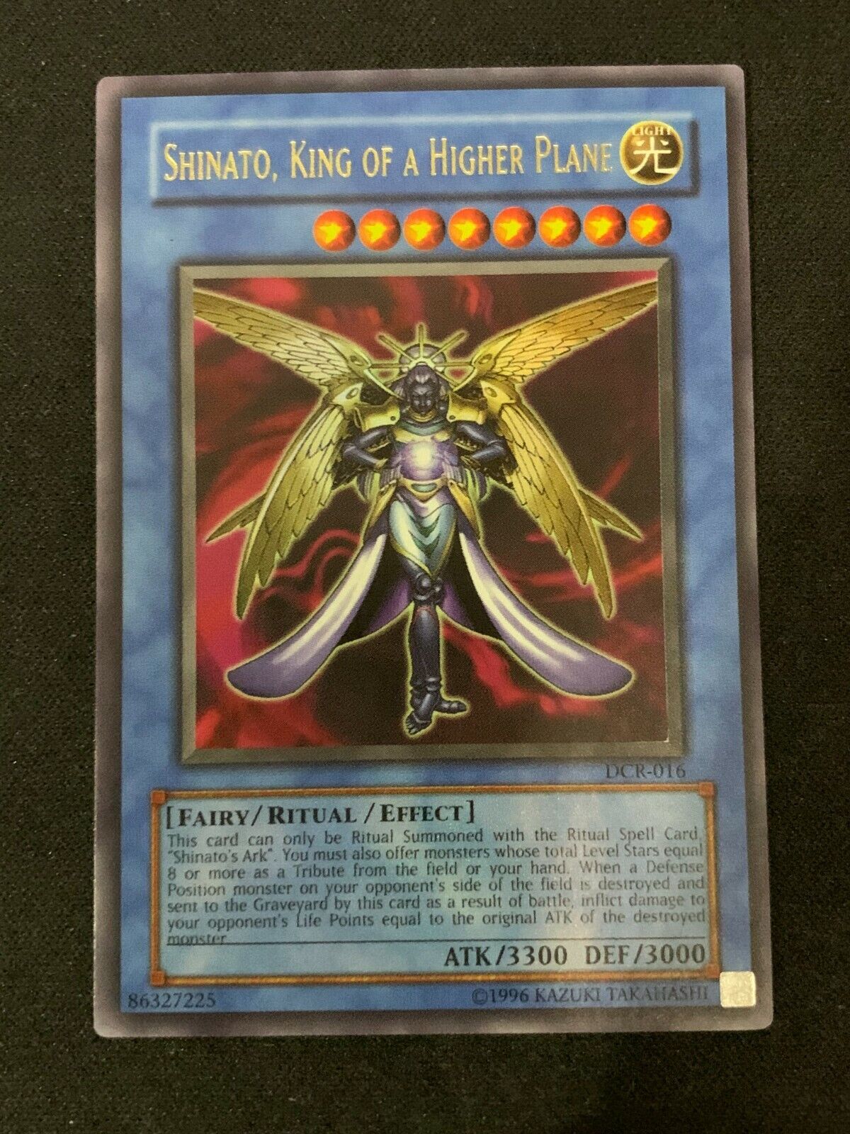 YuGiOh Shinato, King of a Higher Plane Ultra Rare DCR-016 Unlimited NM