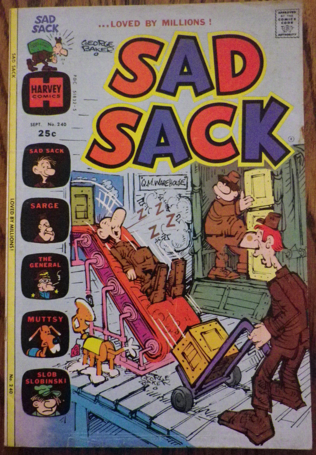 Sad Sack #240 - Sept 1974 - Harvey Comics - VERY NICE - Look