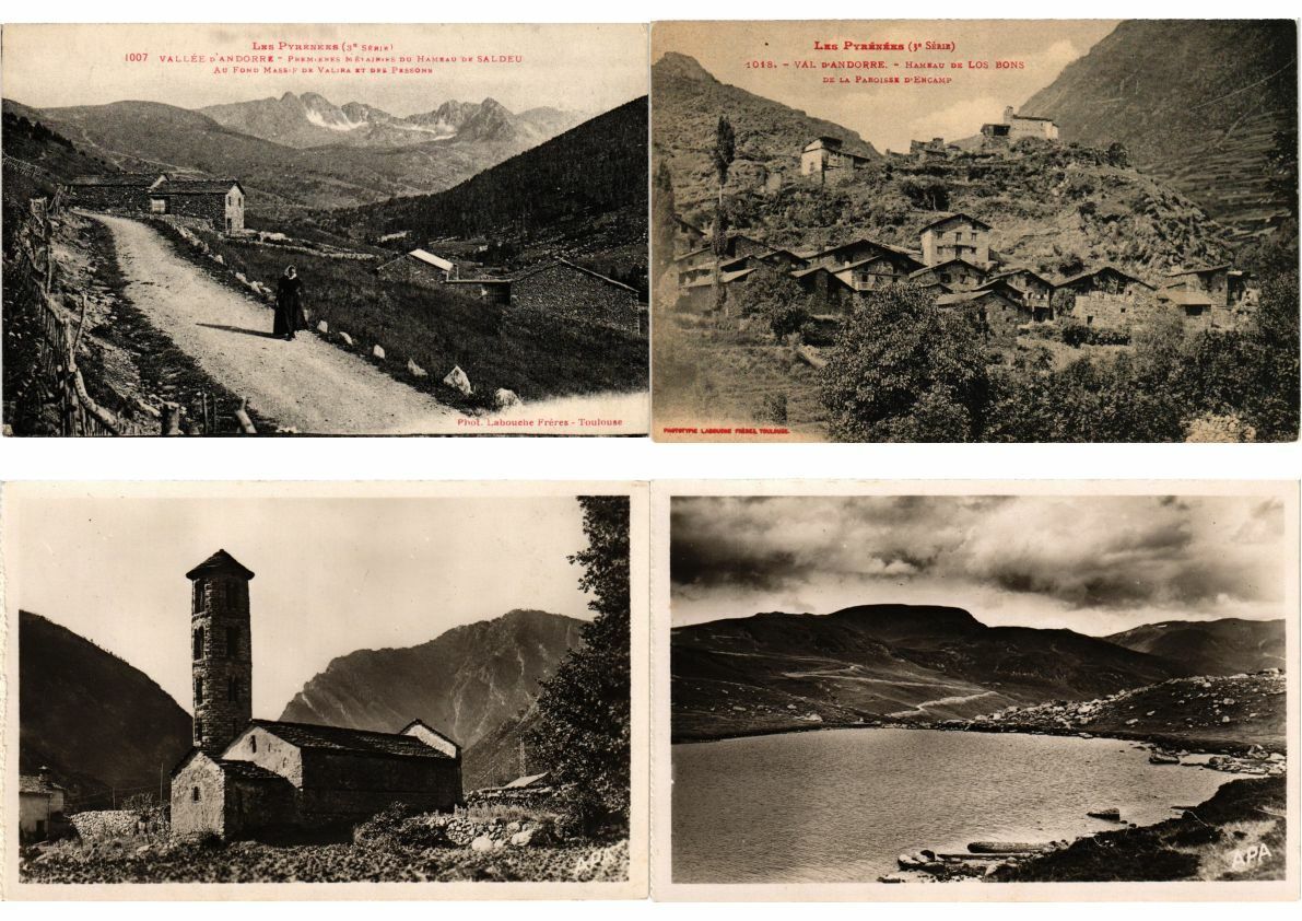 ANDORRA FRENCH ANDORRE 50 Vintage Postcards Mostly Pre-1940 (L2631)