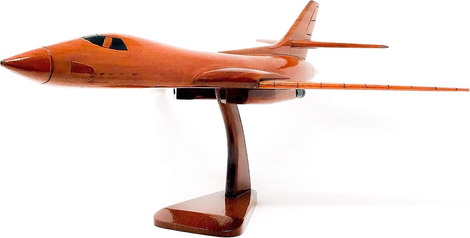 B1  Bomber Model - Made of Solid Mahogany Wood