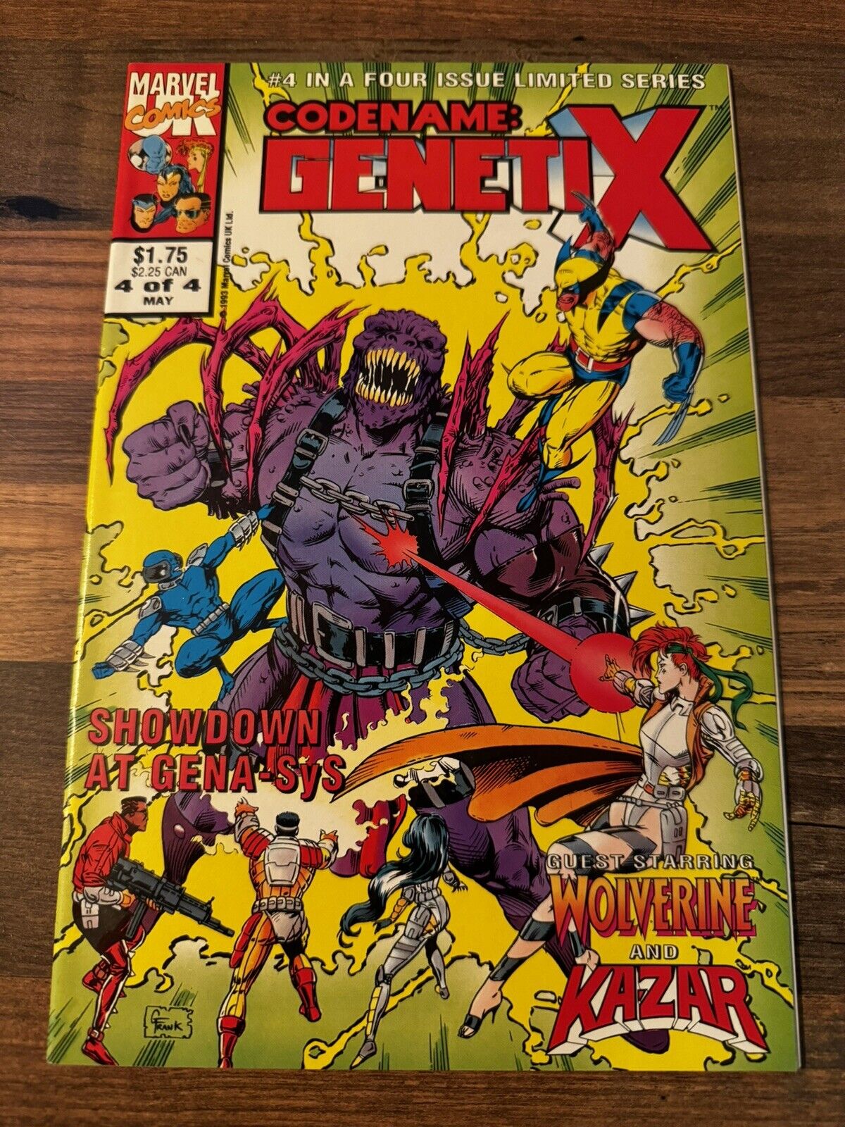 Codename: Genetix #4 Marvel Comics (1993) 1st Print Comic Book