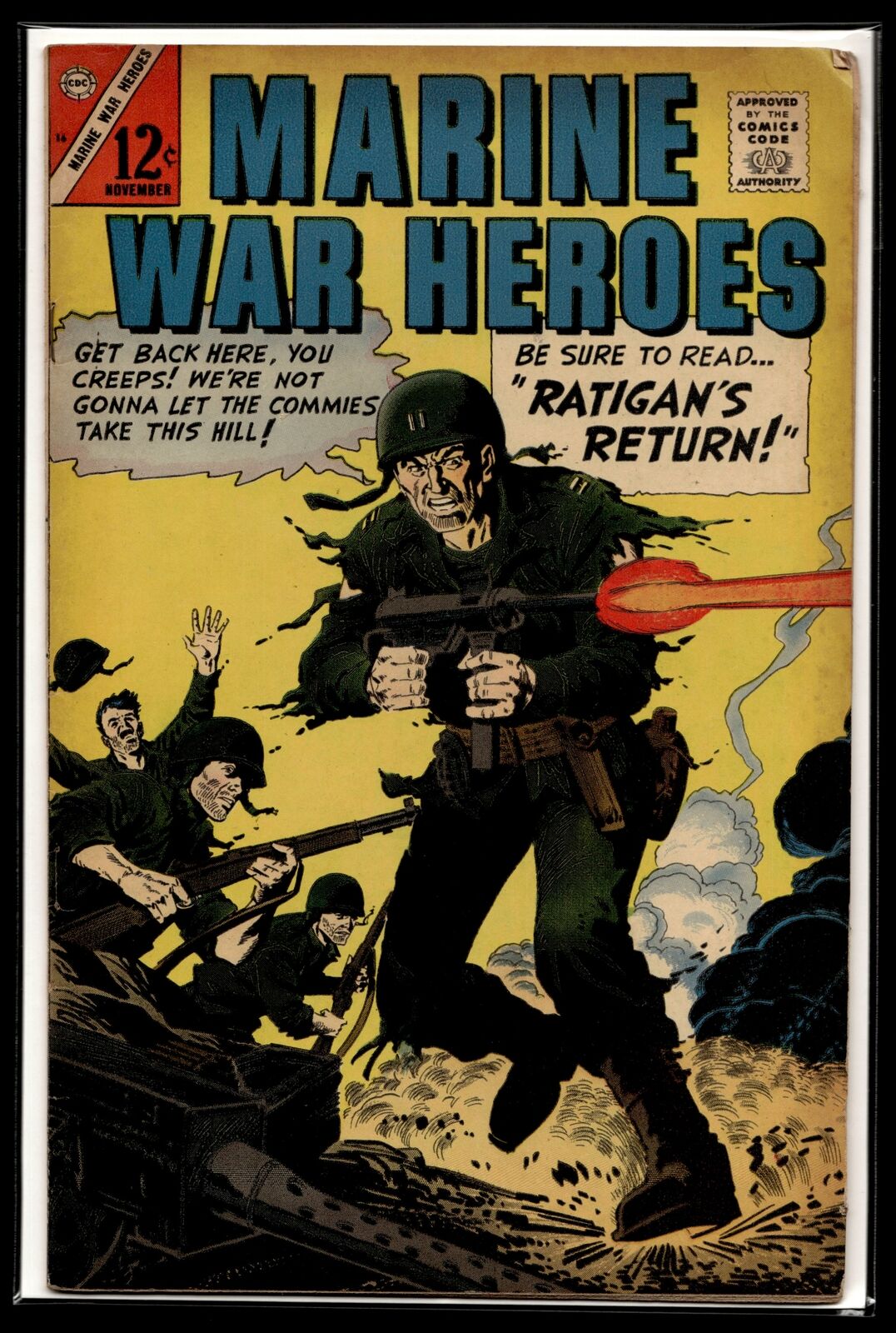 1966 Marine War Heroes #16 Charlton Comic