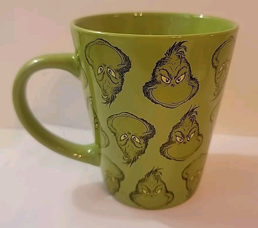 Green Grinch Coffee Tea Mug Dr. Suess