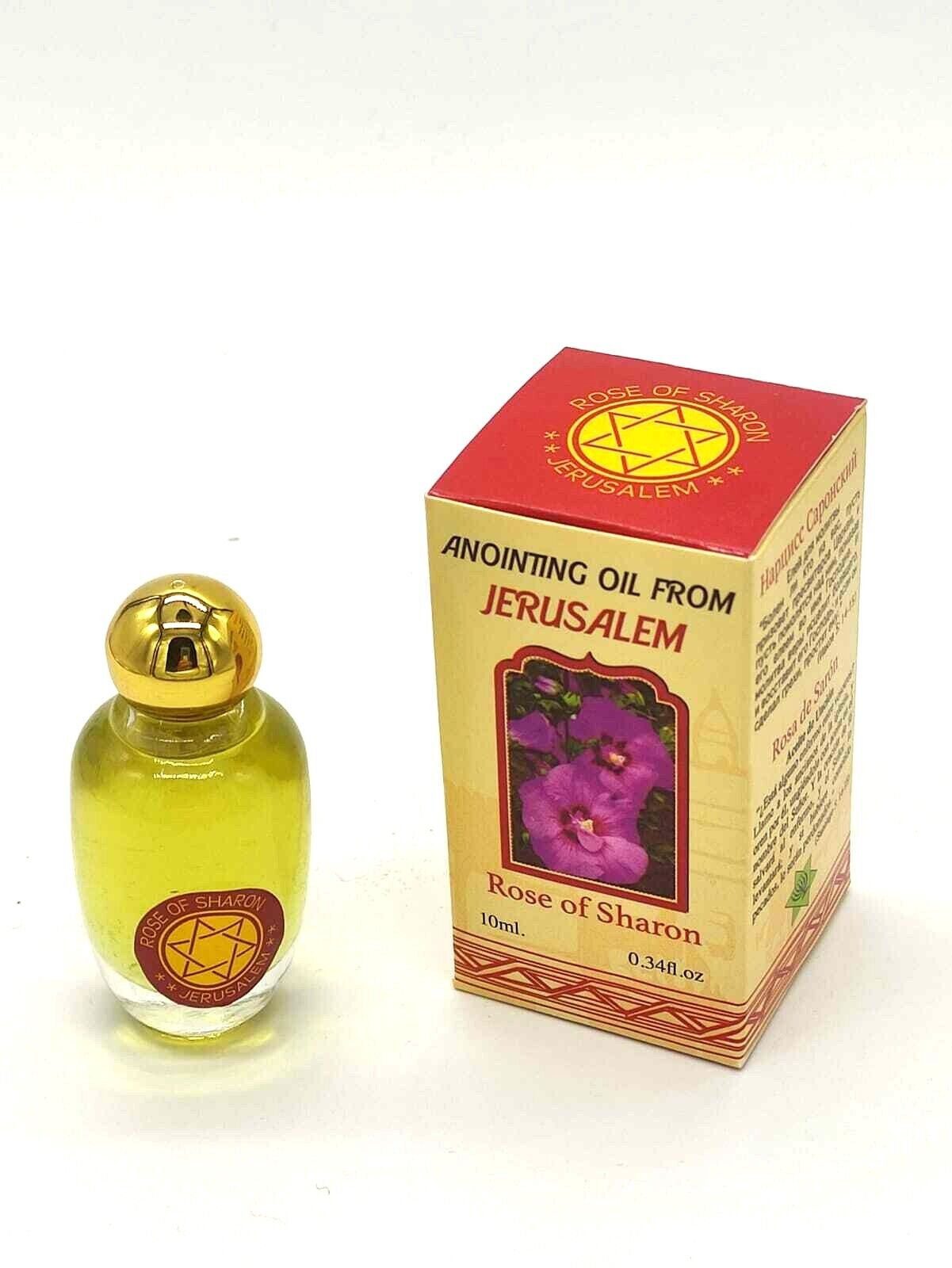 Blessed Anointing Oil Jerusalem Holy Land Rose Of Sharon 0.34oz/10ml Hand Made
