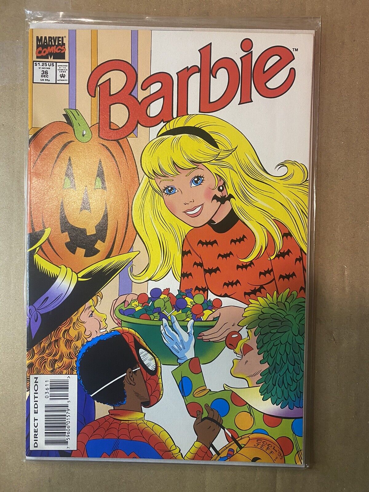 BARBIE #36 NEWSSTAND HIGH GRADE NM- Marvel Comic Book