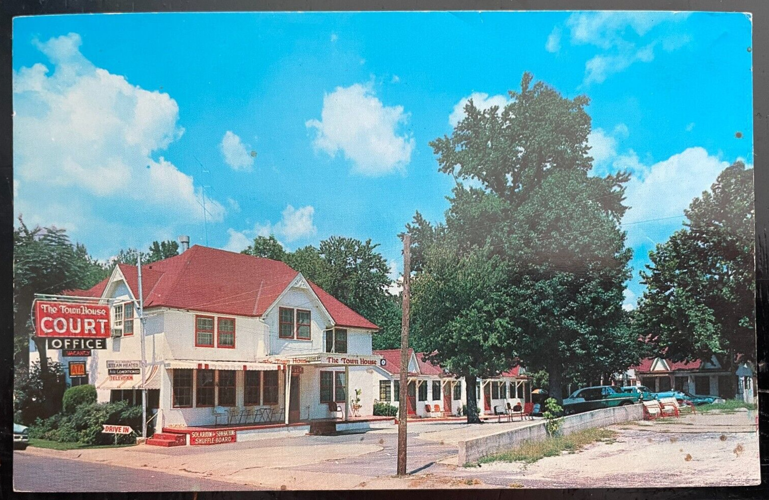 Vintage Postcard 1968 Town House Court Motel, Cove St, Hot Springs Arkansas (AR)
