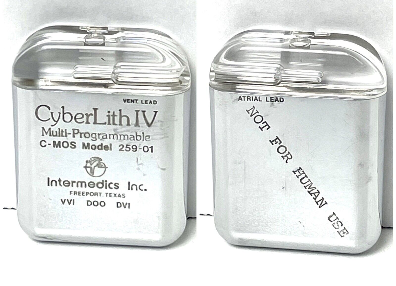 Vintage COLLECTIBLE ONLY CyberLith IV Intermedics Medical Collectible 259-01.