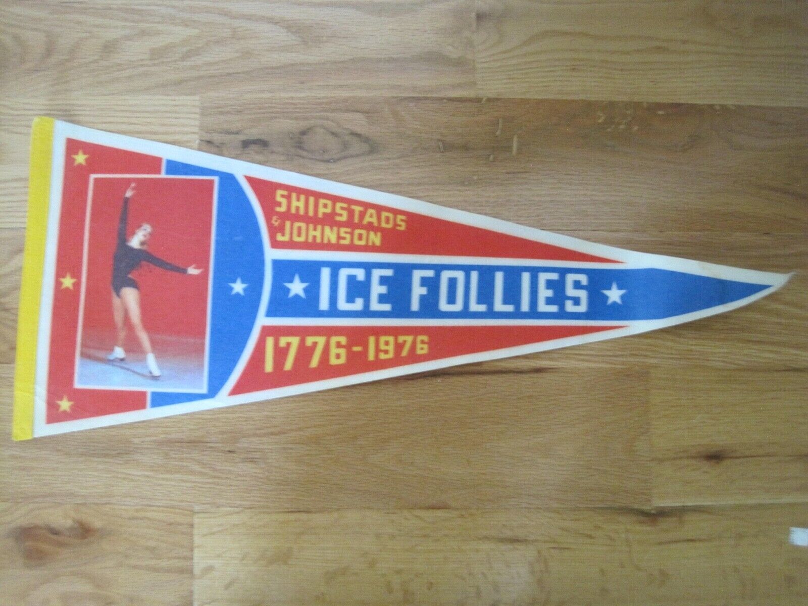 Pennant Ice Follies Shipstads & Johnson 1776 - 1976 29 1/2\