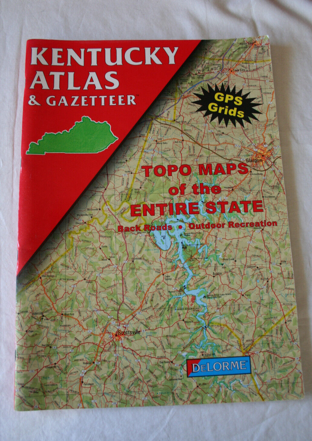 DeLorme KENTUCKY Atlas & Gazetteer  -  1997 - First Edition - VGC