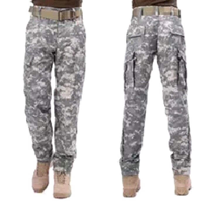 NEW - ACU Pants/Trousers X-Small X-Long USGI Digital Camo Cotton/Nylon Ripstop