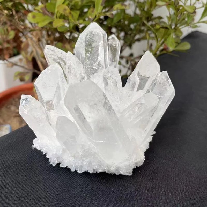 150g Large Natural White Clear Quartz Crystal Cluster Rock Stone Specimens Reiki