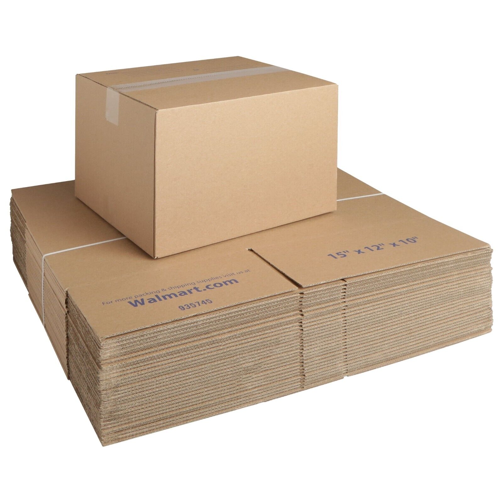 FAST SHIPPING Recycled Shipping Boxes 15 in. L x 12 in. W x 10 in. H, 30-Count