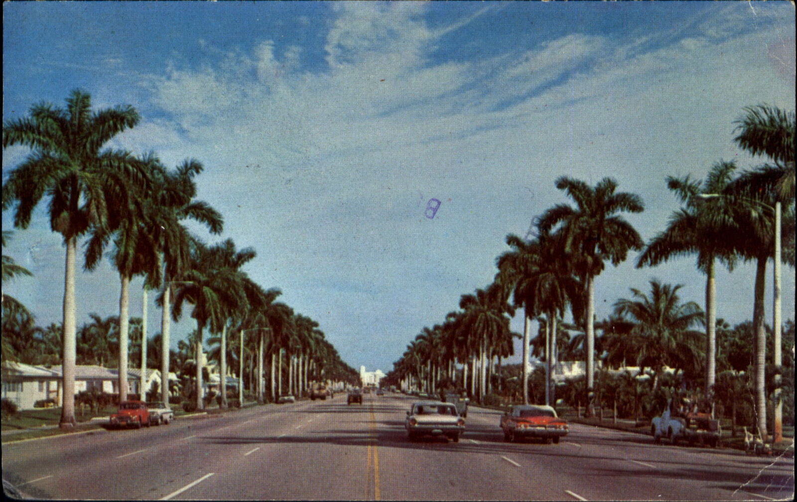 Hollywood Boulevard ~ Hollywood by the Sea Florida FL ~ residential section 1976
