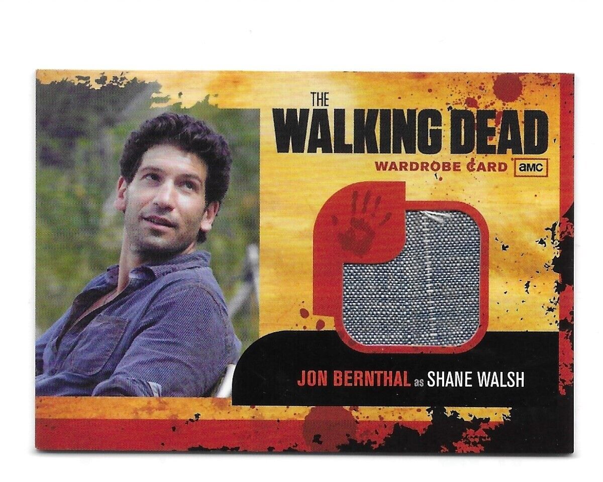 2011 Cryptozoic Walking Dead Wardrobe Jon Bernthal as Shane Walsh Rare Relic