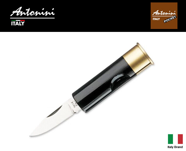 Antonini Knives 48mm Blade 420 Steel CARTRDIGE Folding Knife 5 Colors Select