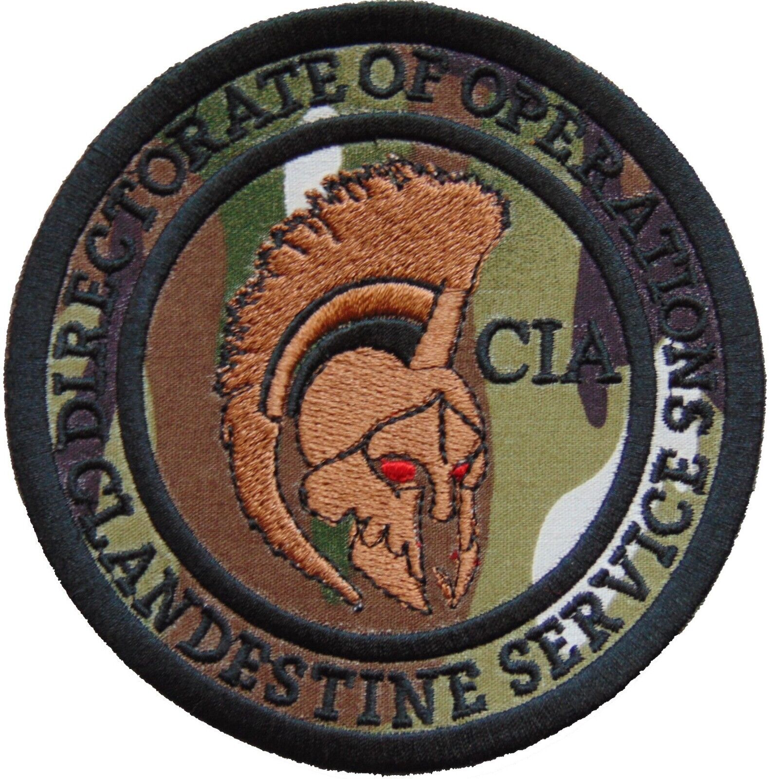 CIA Directorate of Operations Clandestine Service Patch (Iron-on) Camo