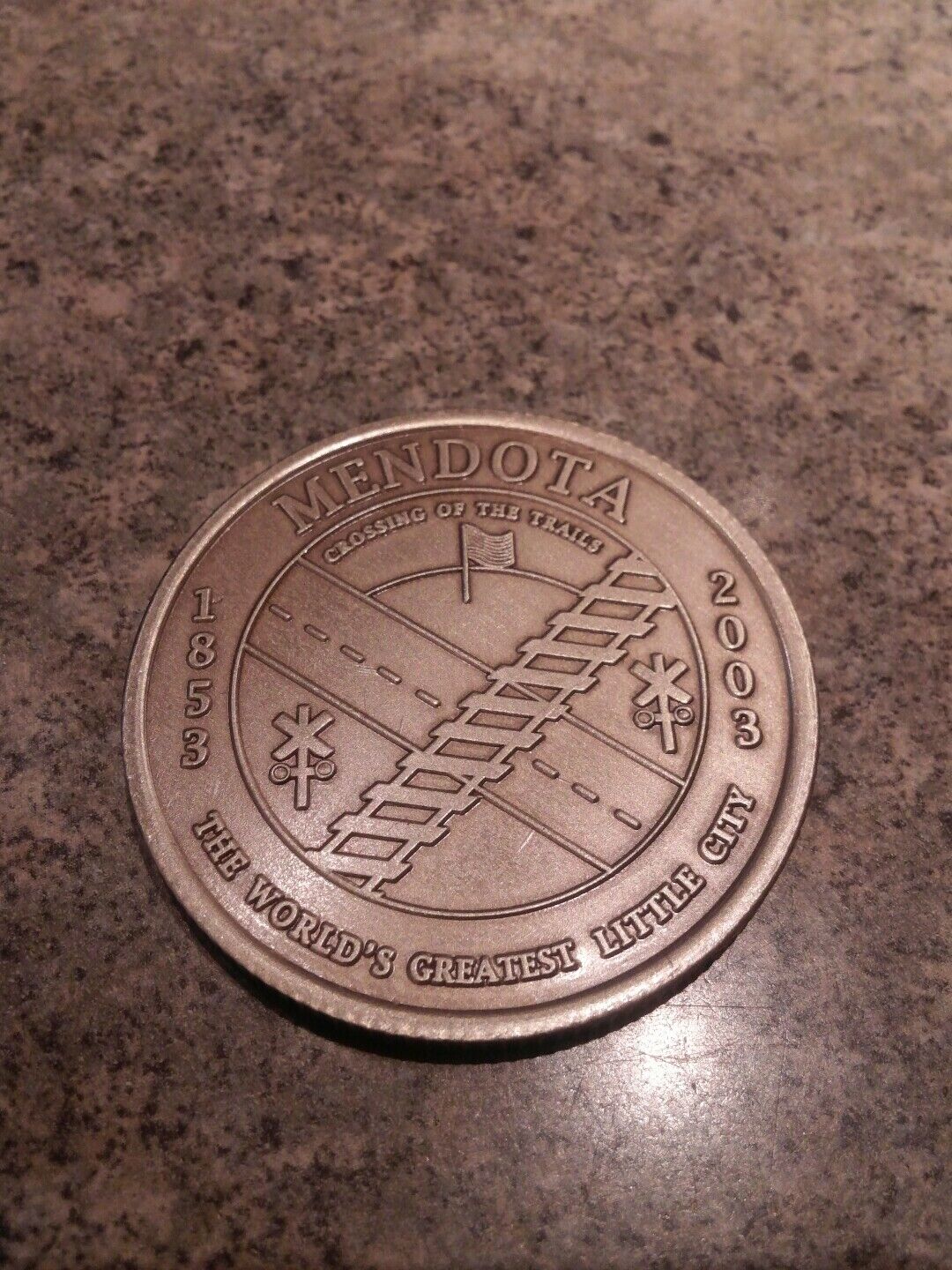 Mendota,IL. 1853-2003 Sesquicentennial Coin Mendota,IL.