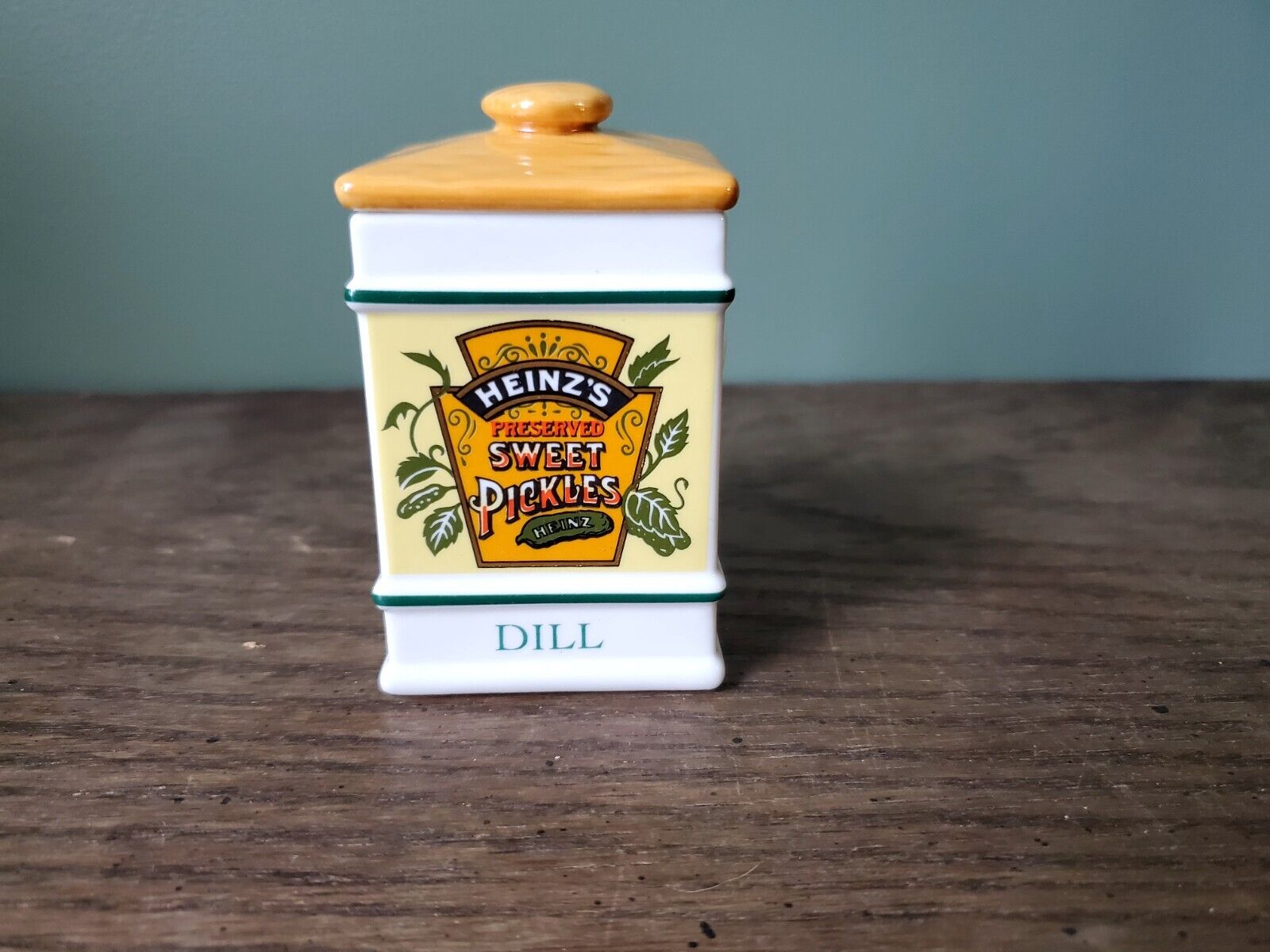 VTG 1991 The Country Store Spice Jar Collection Heinz Sweet Pickles - Dill