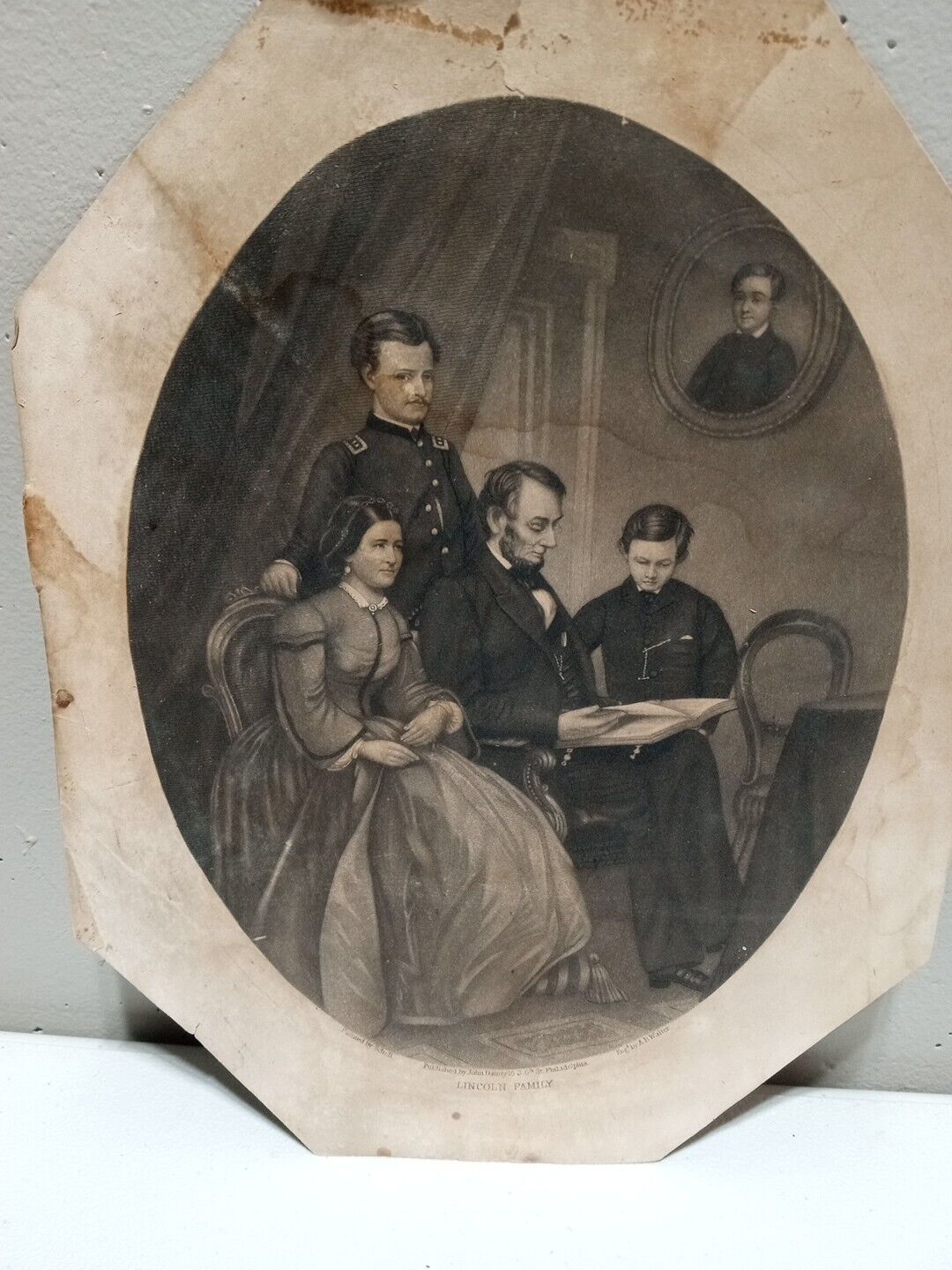 Abraham Lincoln Family , Published By John Dainty 