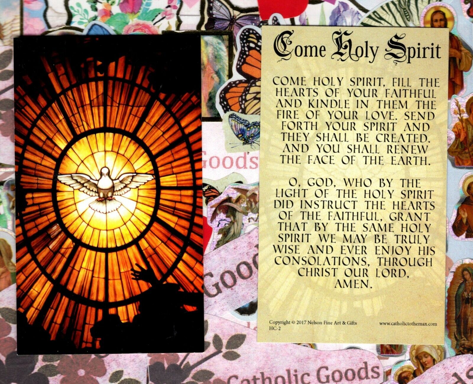 Come Holy Spirit - Paperstock Holy Card HC-2