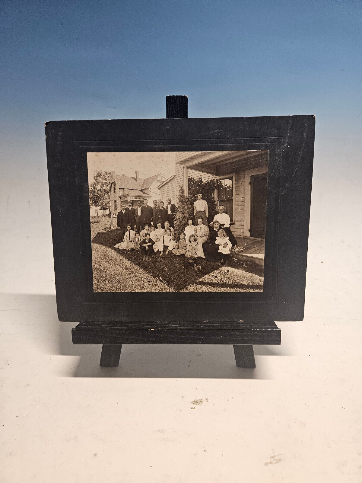 Antique Family Photo - Vintage Black and White