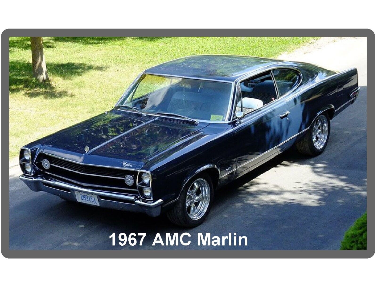 1967  AMC  Marlin Auto Refrigerator / Tool Box Magnet