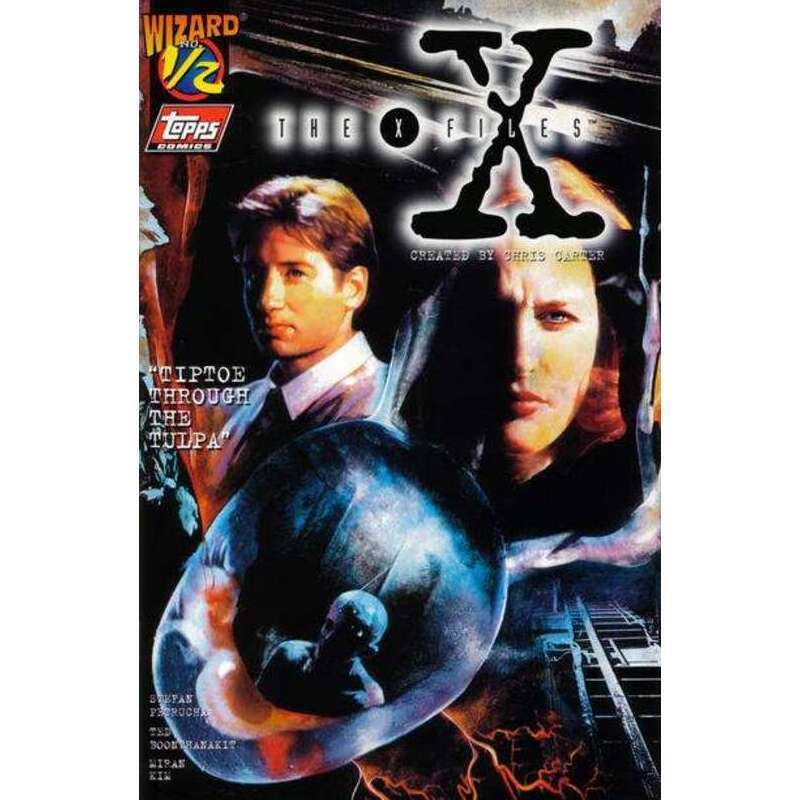 X-Files (1995 series) Wizard 1/2 #0 in Near Mint condition. Topps comics [t/