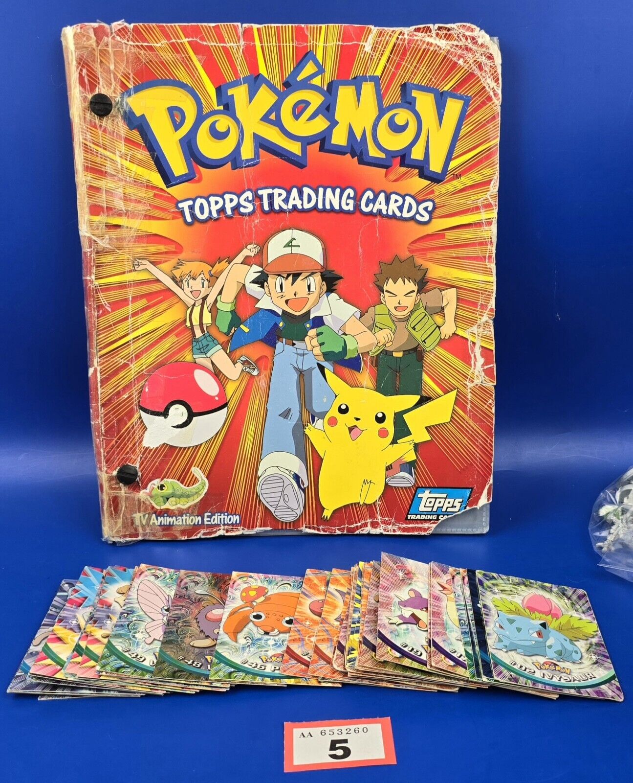 Pokemon 1990\'s Topps trading cards tv animation edition 48 cards Inc Holos