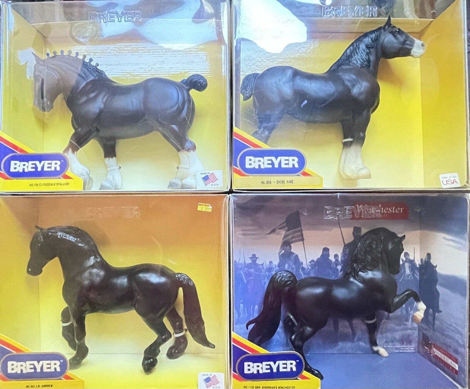 🚨BREYER HORSES LOT🚨UNOPENED BOXES X 4