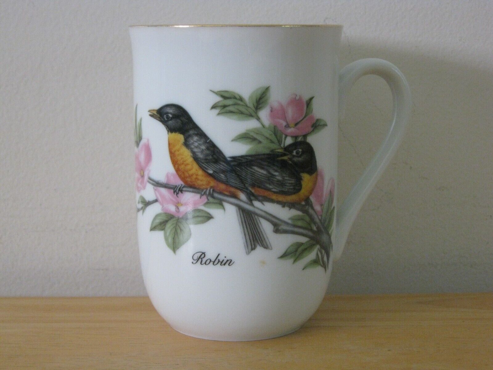 John James Audubon Porcelains 1985 Robin 10 Oz Mug