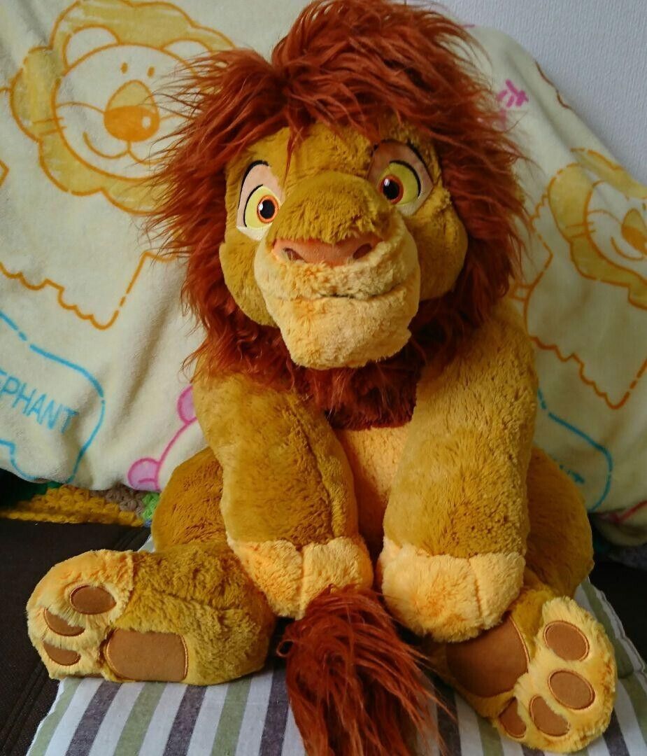 Tokyo Disney Resort Limited Lion King Simba Big Plush doll 74cm Hug Pillow Japan