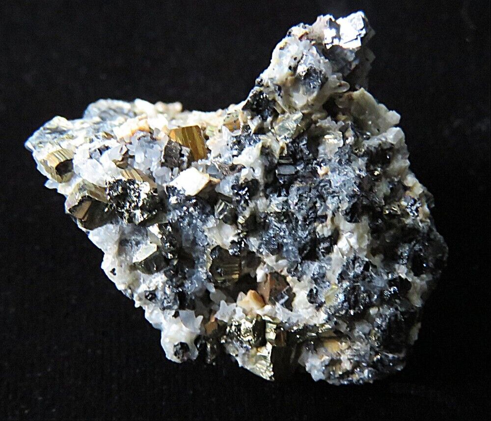 Pyrite Crystals with Magnetite- 1 3/8\