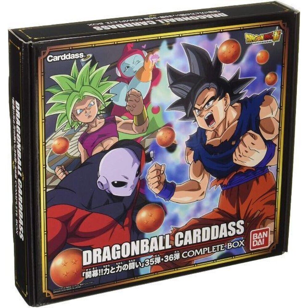 DRAGON BALL Carddass Part 35 36 COMPLETE BOX Set 84 cards & binder Exclusive JP