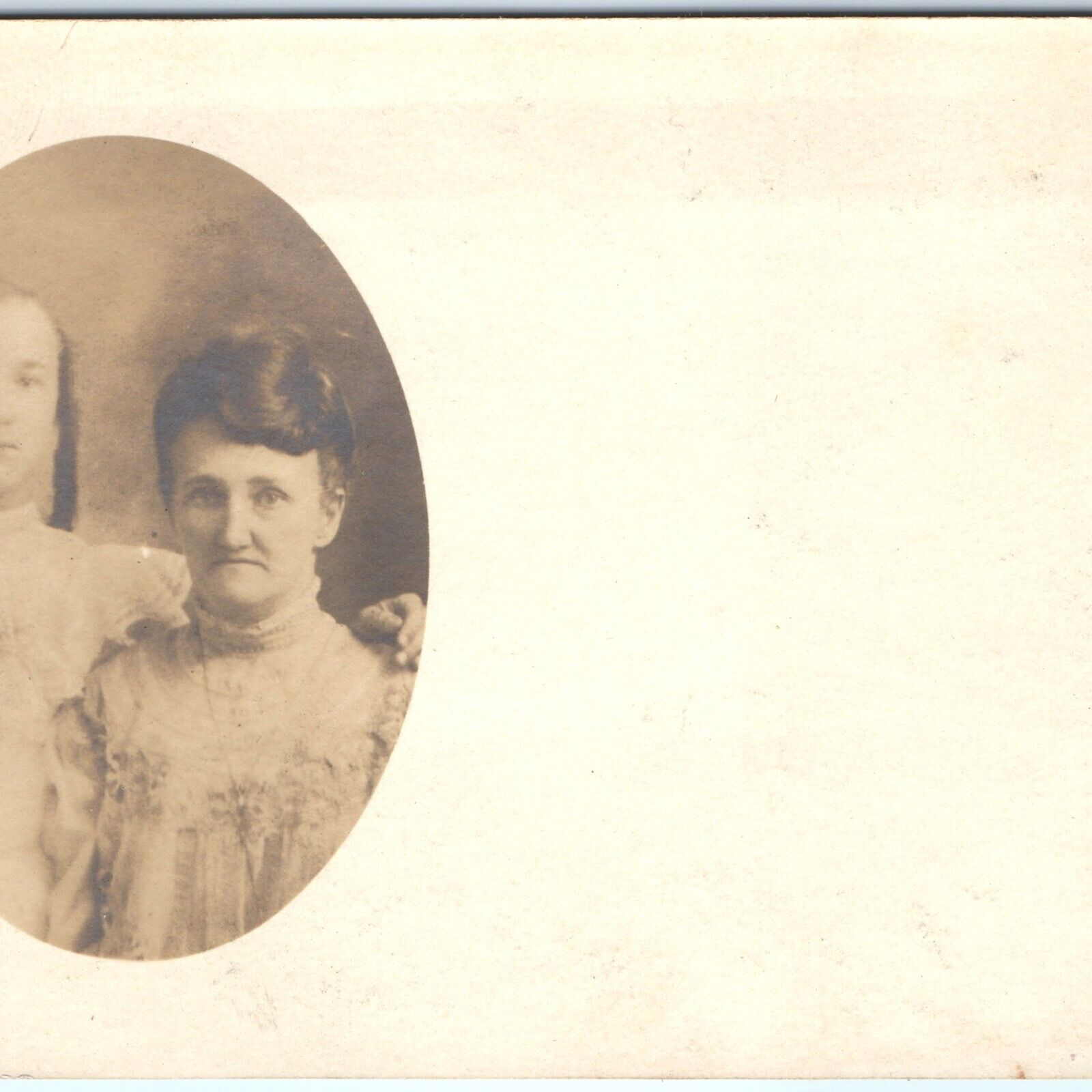 Pre-1907 Westerville, OH Women RPPC Actual Real Photograph UDB PC D.W Short A143
