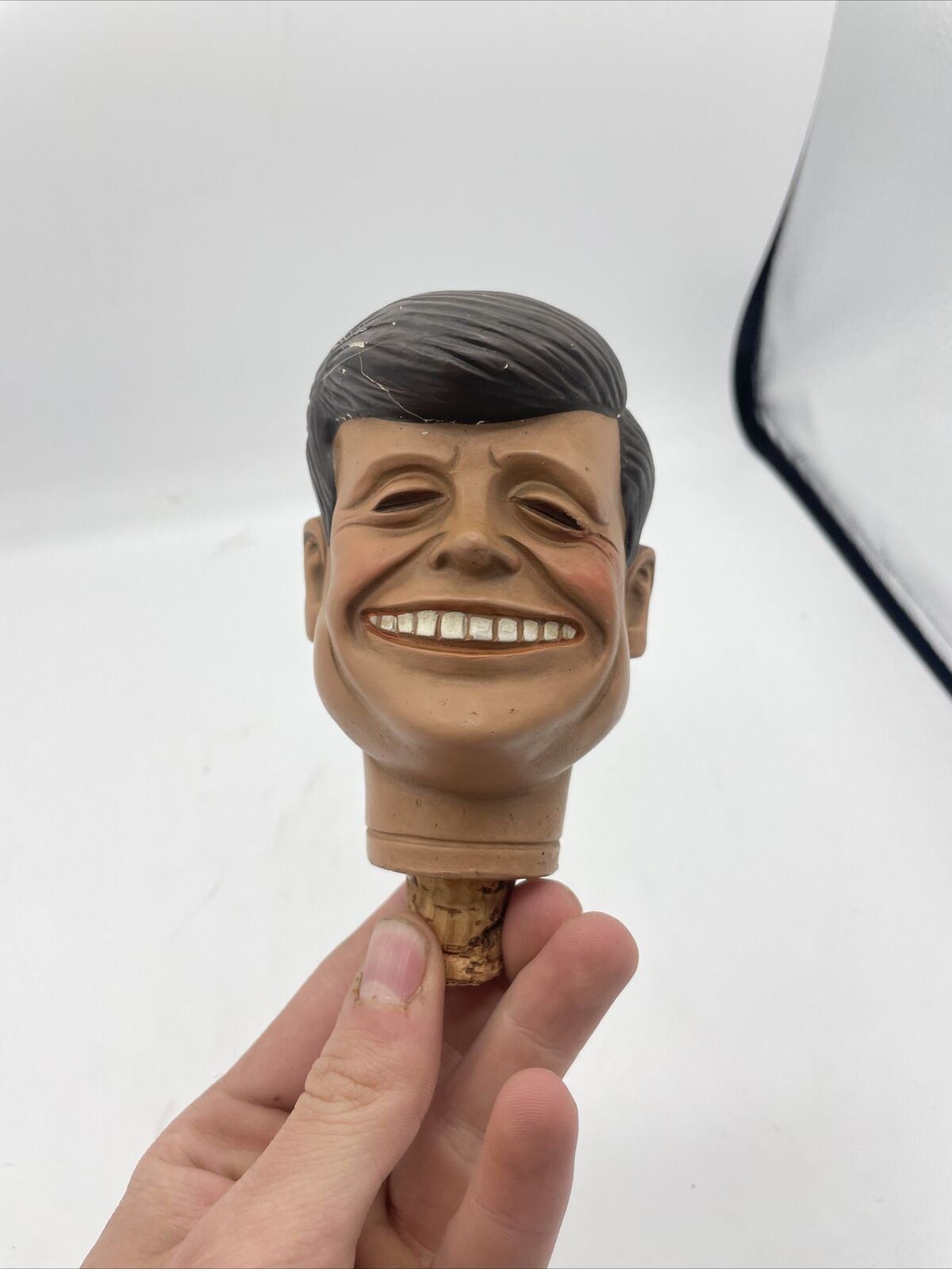Original President John F. Kennedy Achatit Bottle Stopper