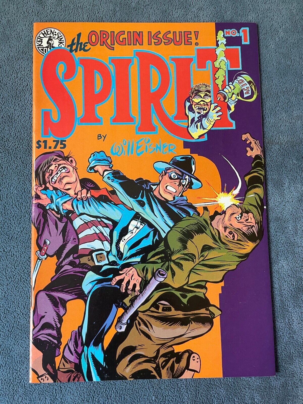 The Spirit #1 1983 Kitchen Sink Comic Book Origin Issue Key Issue Will Eisner NM