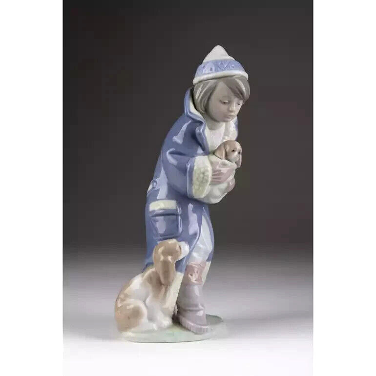 1992 Vintage Porcelain Statue Figure Friends Boy Lladro Spain Marked 19 cm