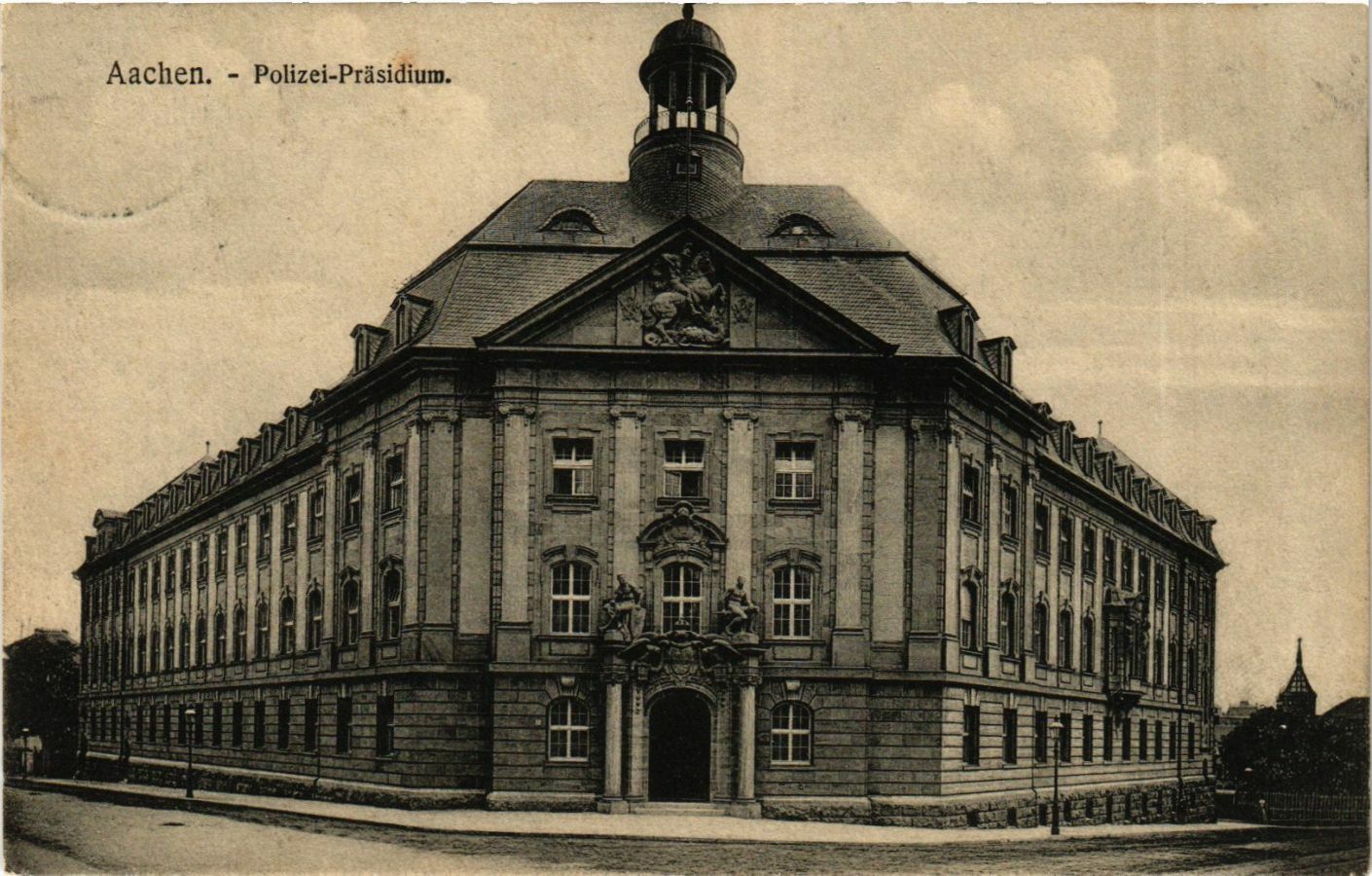 CPA AK Aachen - Police Prasidium GERMANY (942548)