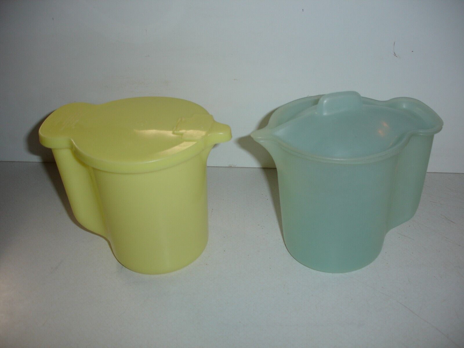 Vintage Tupperware Milk Pitcher 131-3 and Lid 625-5 and Creamer 131 Million Line