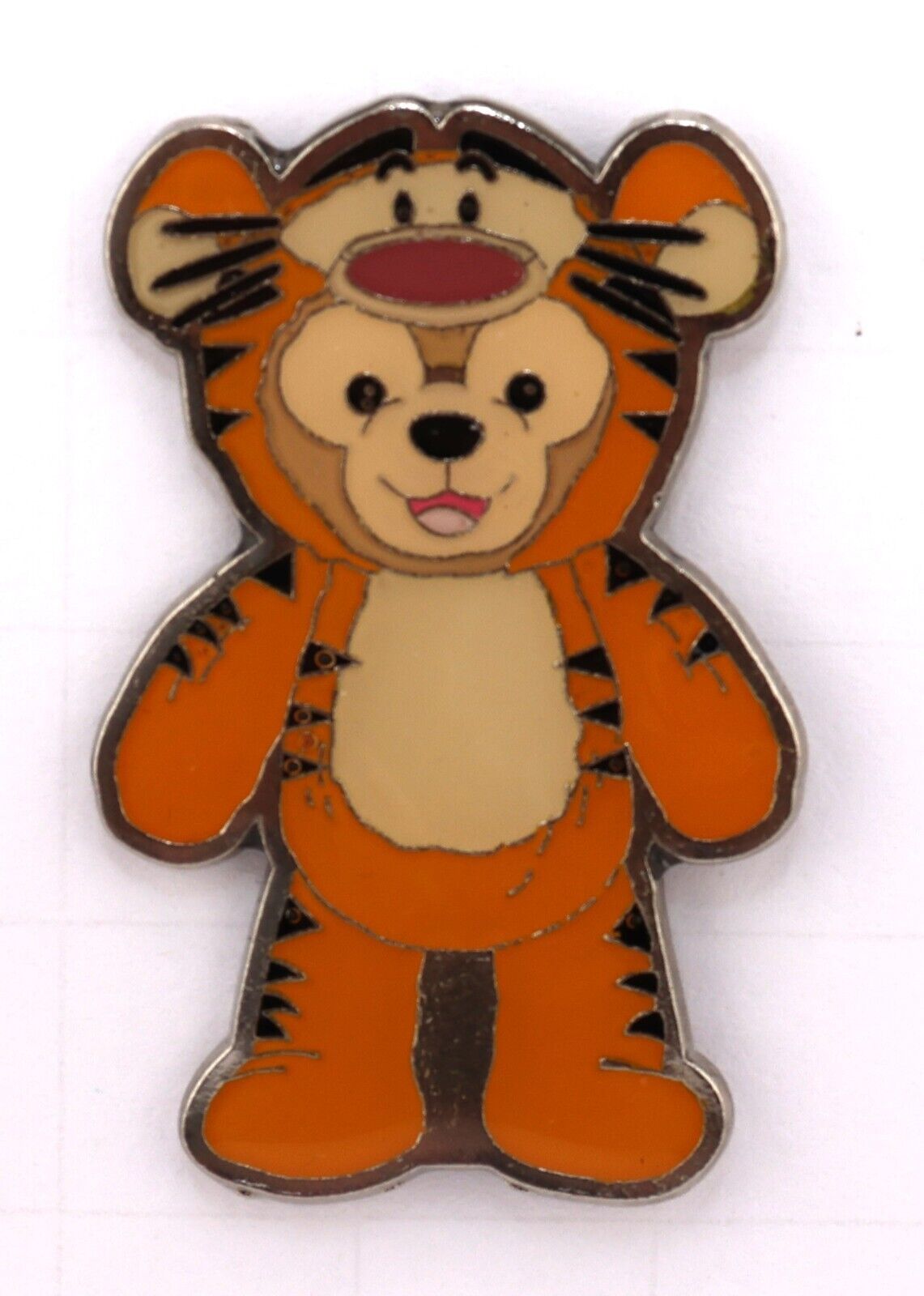 Disney Hong Kong Duffy the Bear dressed as Tigger-Winnie the Pooh- Costume Pin