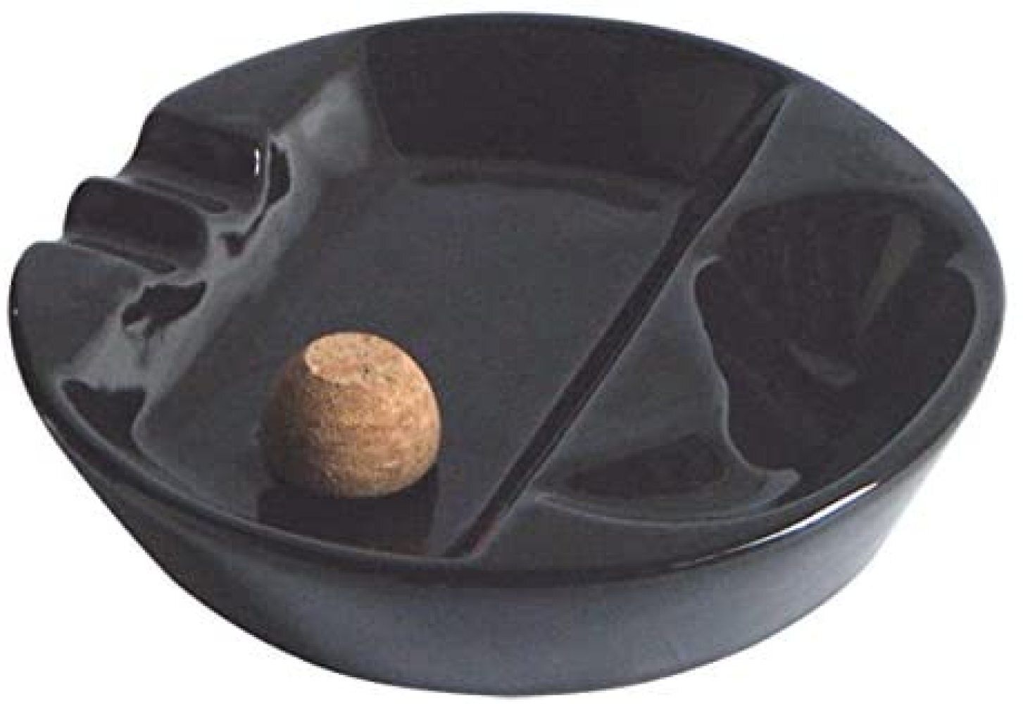 The Big Easy Pipe Accessories Pipe Black Ceramic Ashtray