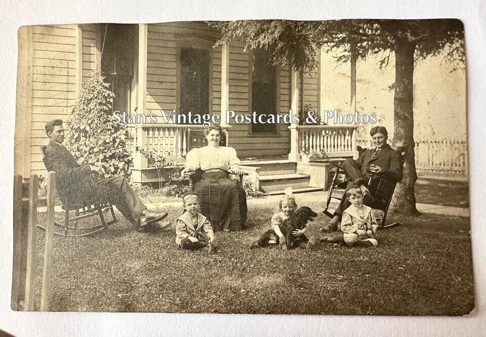 RPPC’s Lot Of (6) Family  Life Vintage Postcard Lot