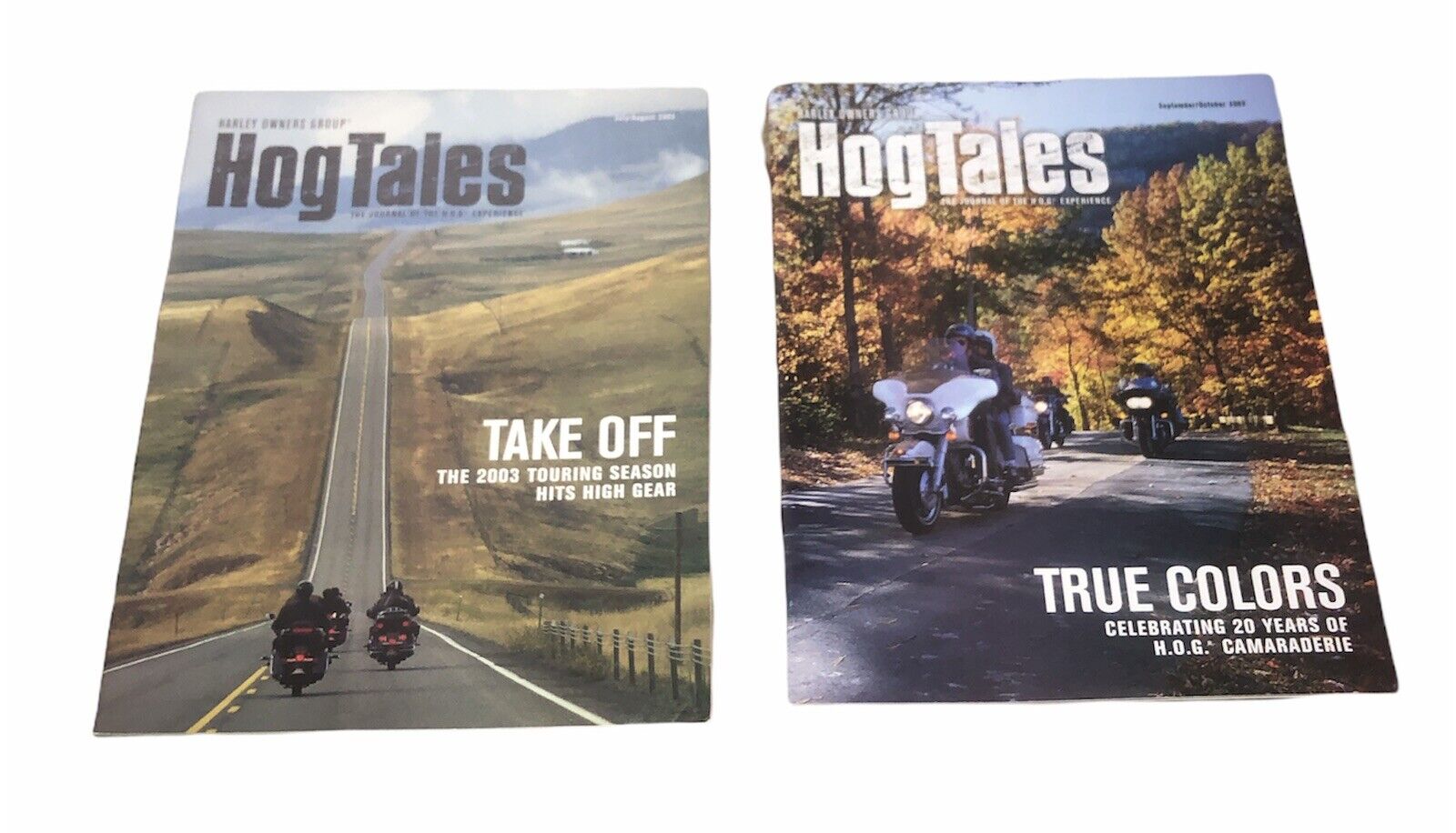 Harley Owners Group Hogtales Set Of 2 Issues July-October 