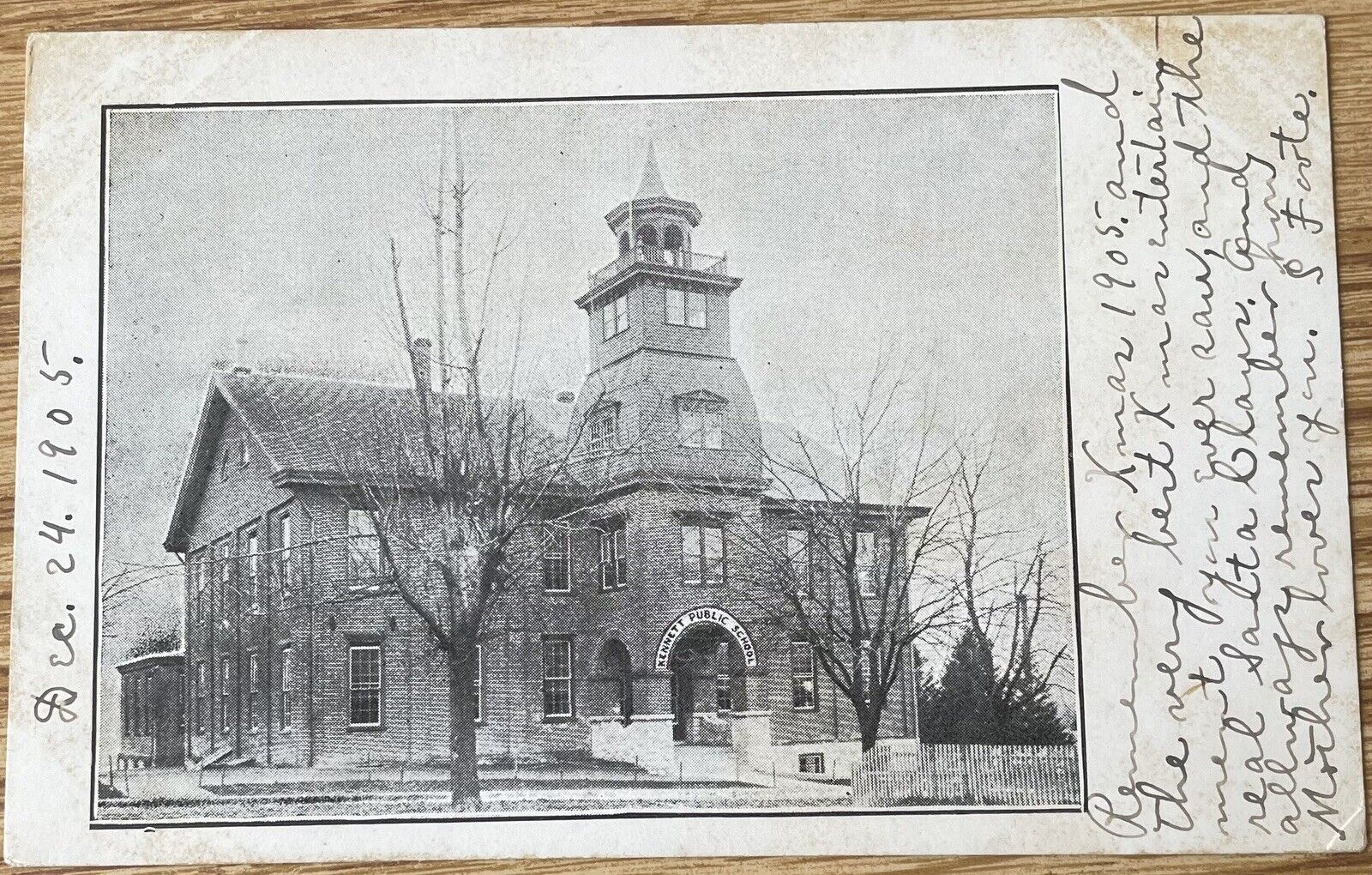 1905 Kennett Square Pa, Public School, Chester County Postcard