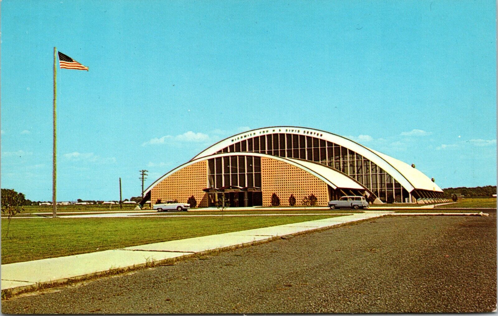Wicomico Youth & Civic Center Salisbury Maryland Vintage Postcard